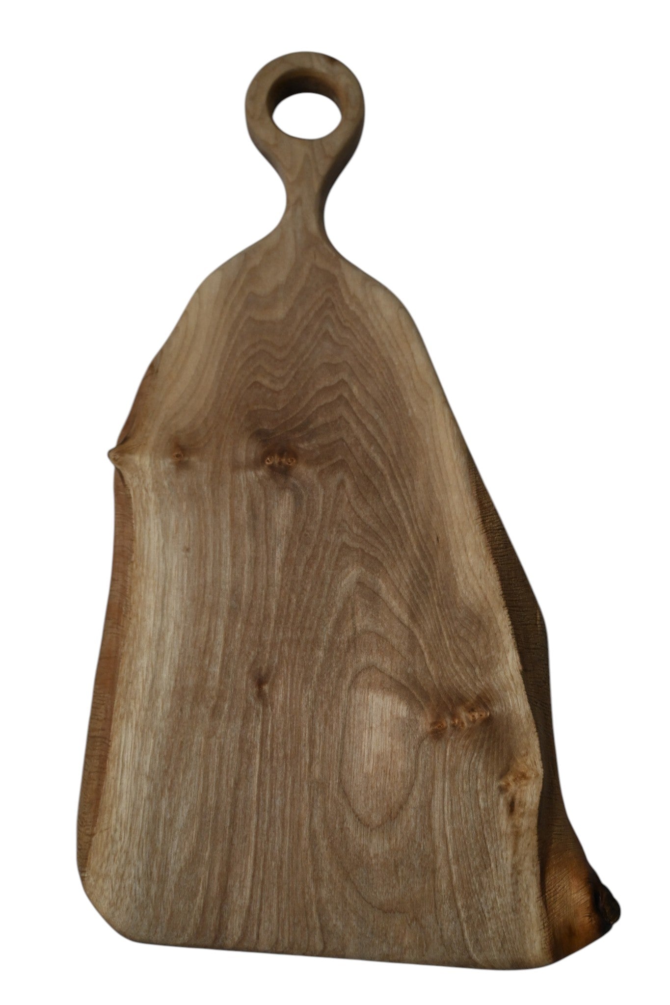 Platou / Tocător cu mâner | Nuc | Live Edge
