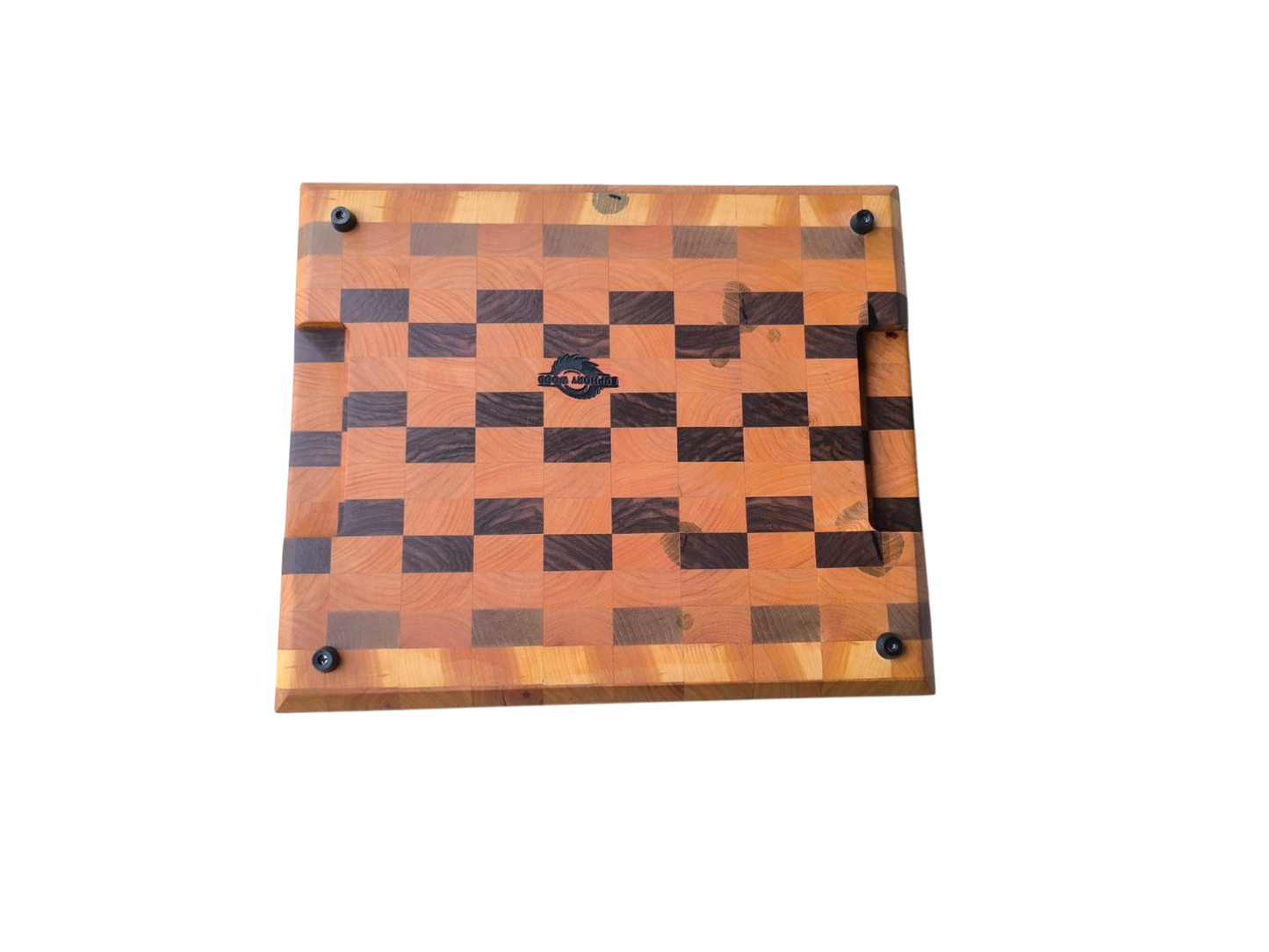 Tocător End-Grain | Nuc & Cireș