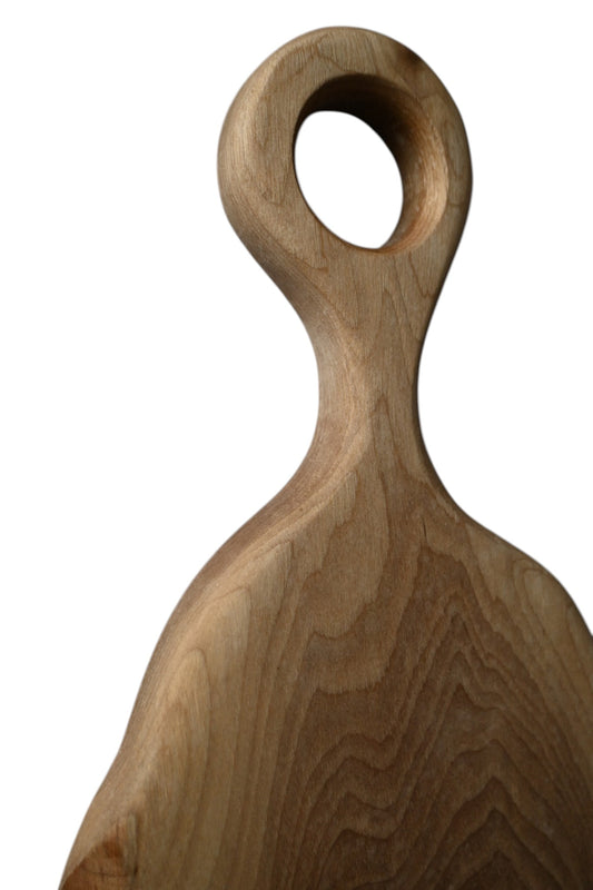 Platou / Tocător cu mâner | Nuc  | Live Edge