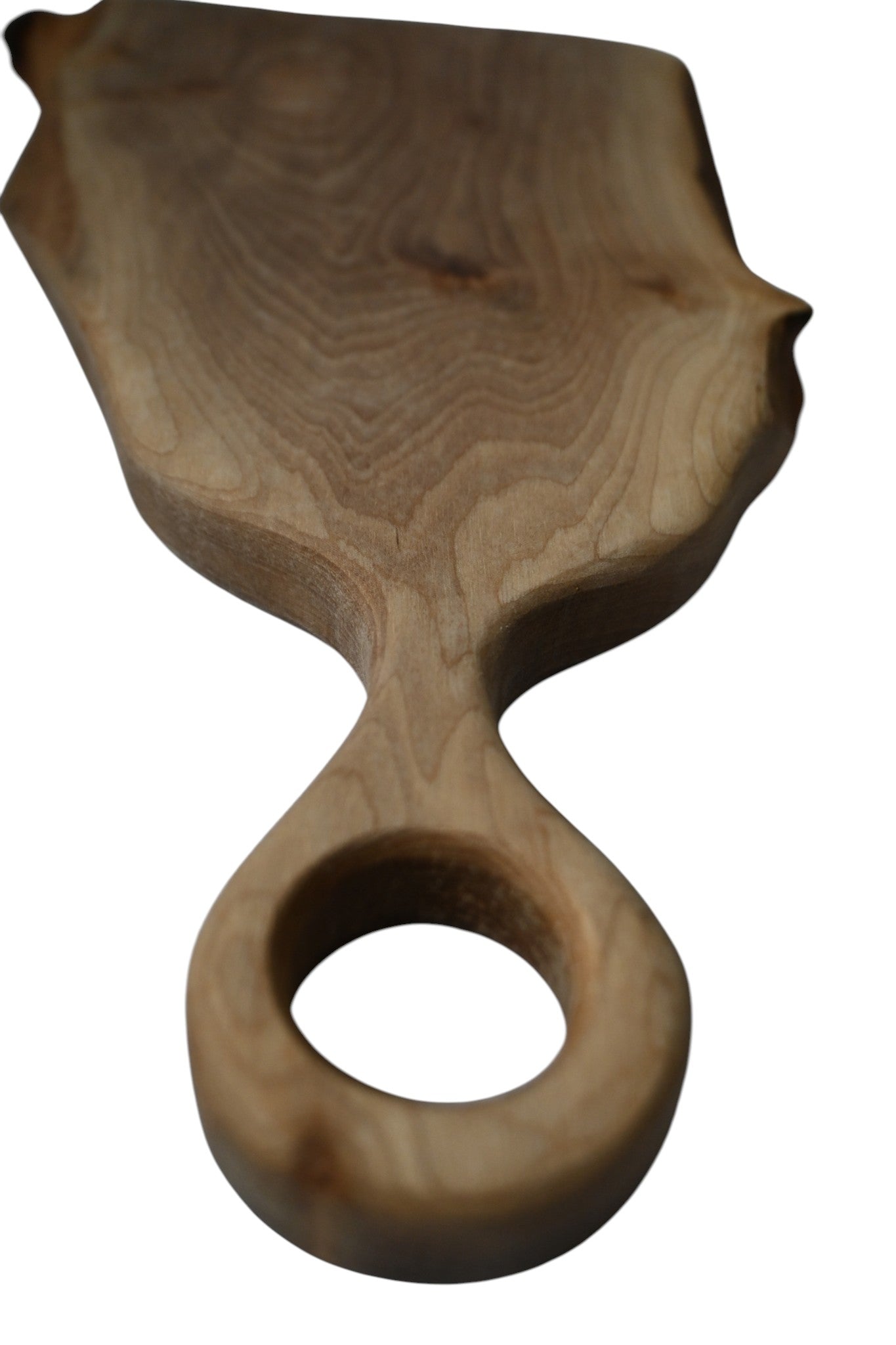 Platou / Tocător cu mâner | Nuc  | Live Edge