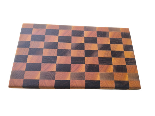 Tocător End-Grain | Nuc & Cireș