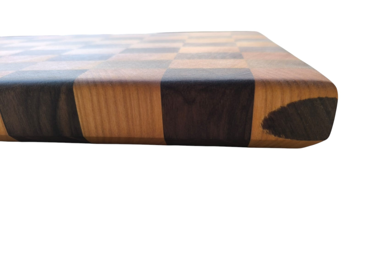Tocător End-Grain | Nuc & Cireș