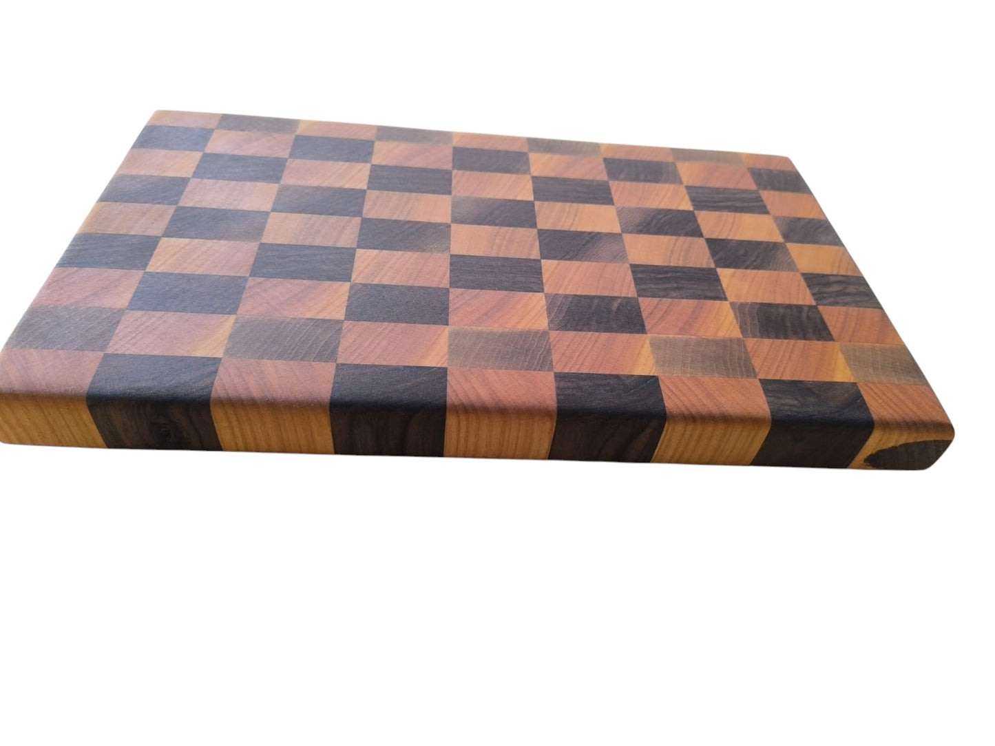 Tocător End-Grain | Nuc & Cireș