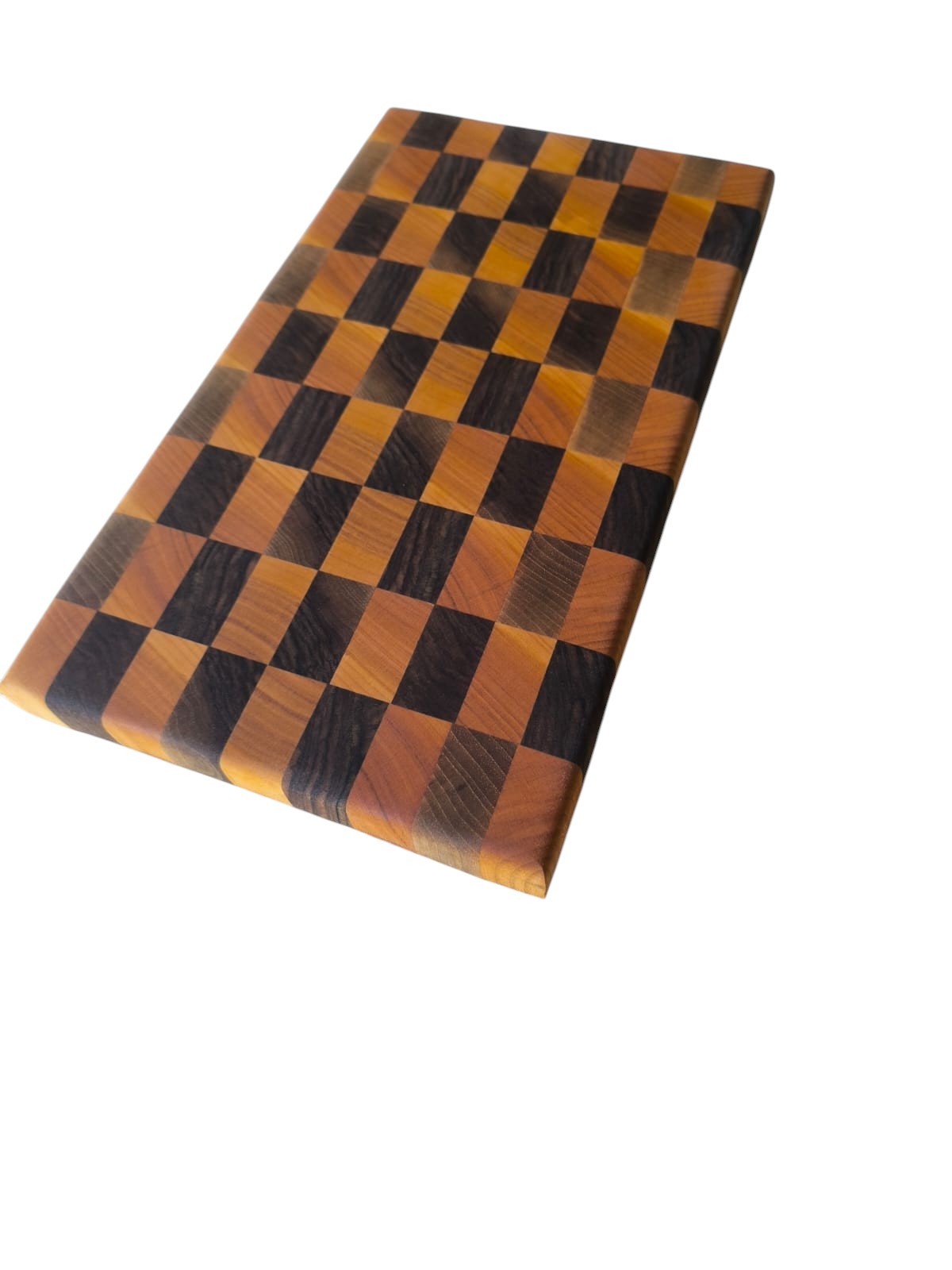 Tocător End-Grain | Nuc & Cireș