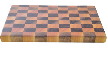 Tocător End-Grain | Nuc & Cireș