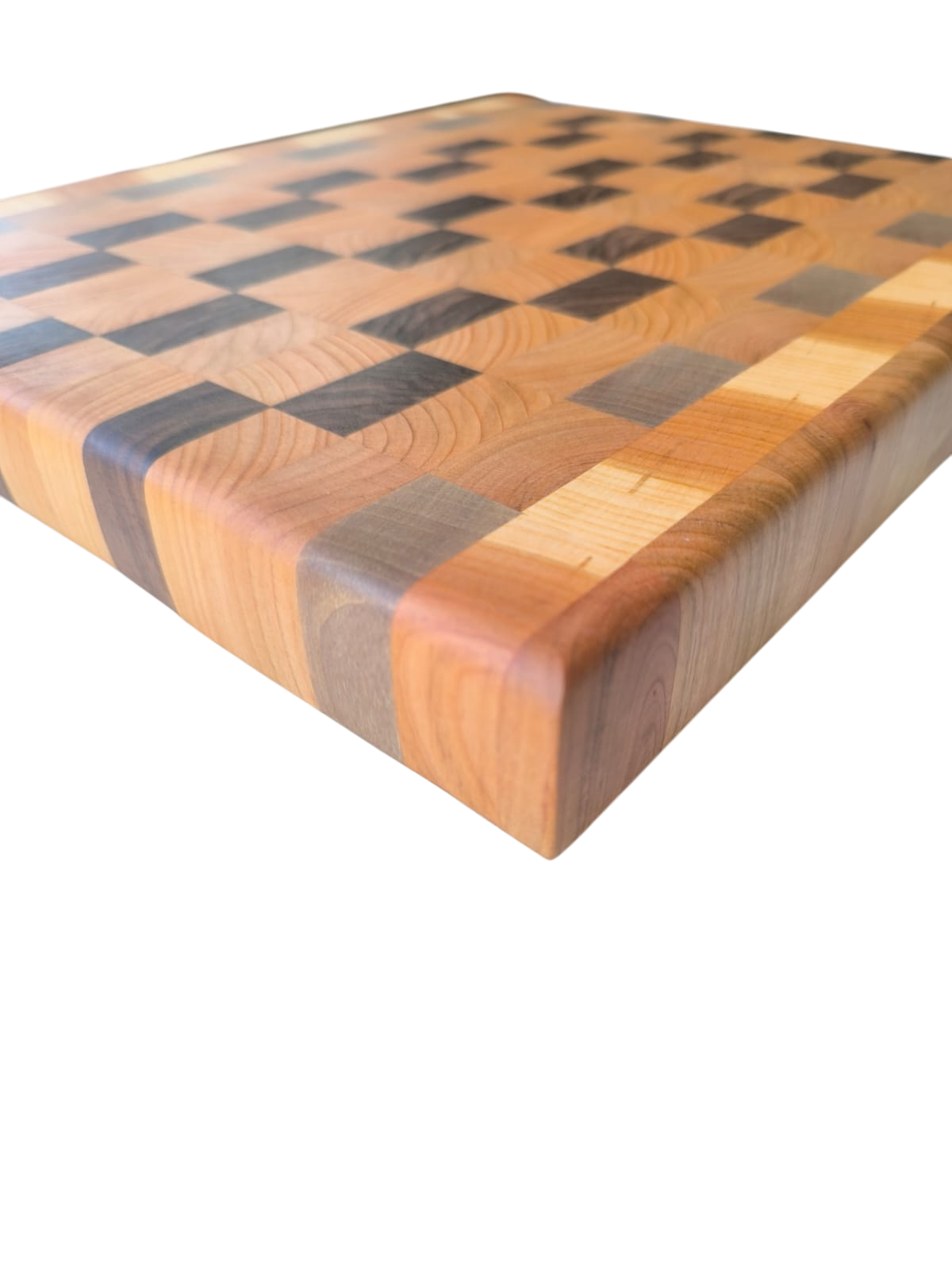 Tocător End-Grain | Nuc & Cireș