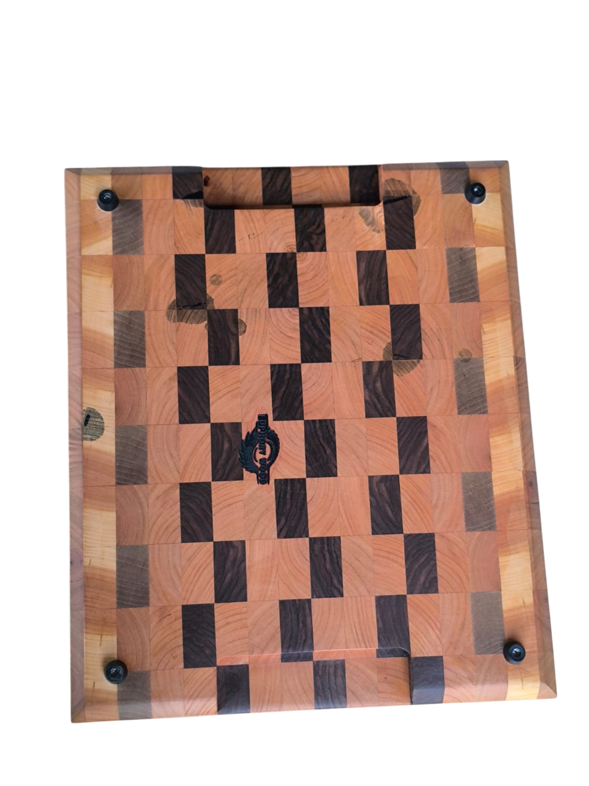 Tocător End-Grain | Nuc & Cireș