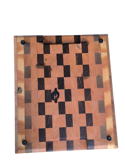 Tocător End-Grain | Nuc & Cireș