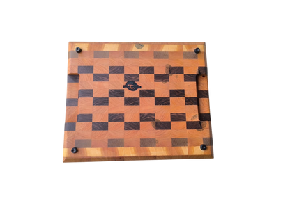 Tocător End-Grain | Nuc & Cireș