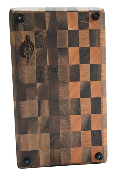 Tocător End-Grain | Nuc & Cireș